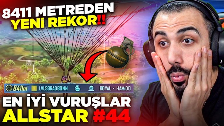 8411 METREDEN BOMBAYLA YENİ DÜNYA REKORU!! 😱 EN İYİ VURUŞLAR ALLSTAR #44 | PUBG MOBILE