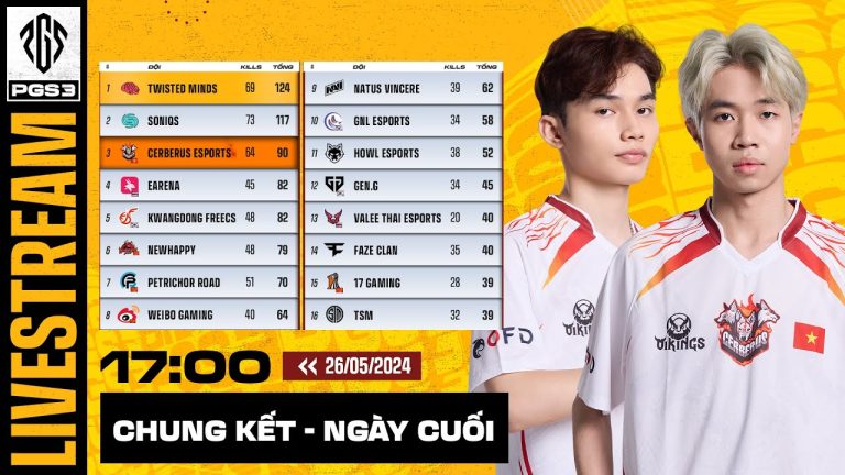 🏆[PGS 3] CHUNG KẾT – NGÀY CUỐI: 🇻🇳 CES, 🇨🇳 PERO, NAVI, 🇰🇷 GEN, TWIS, SQ, FAZE, 🇨🇳 17, 🇰🇷 KDF, EA…