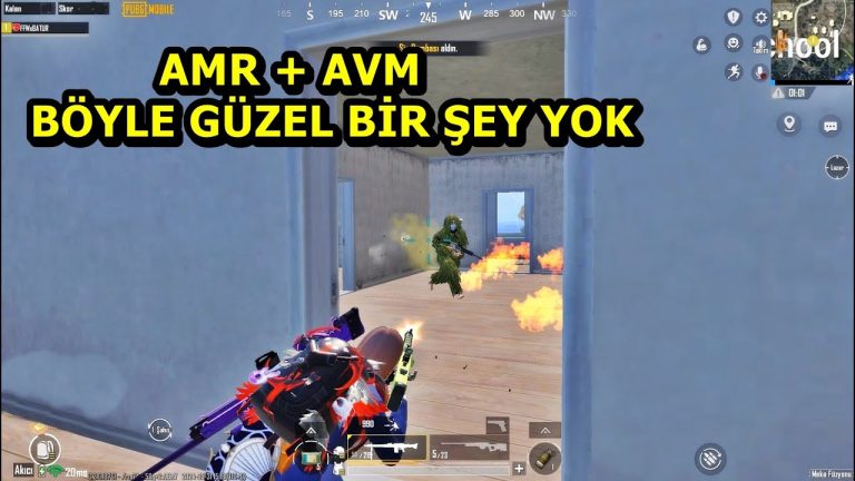 AMR + AVM BÖYLE ZEVKLİ BİR ŞEY YOK ! SOLO SQUAD PUBG MOBİLE