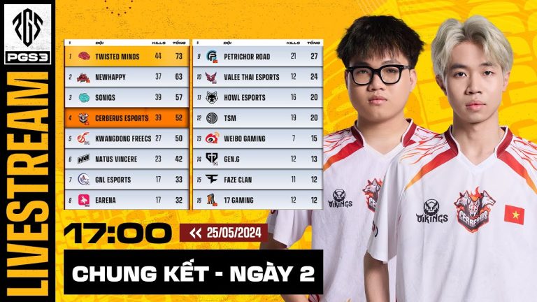 🏆[PGS 3] CHUNG KẾT – NGÀY 2: CES, PERO, SQ, NAVI, FAZE, GEN, 17, KDF, EA, WBG, TSM,…