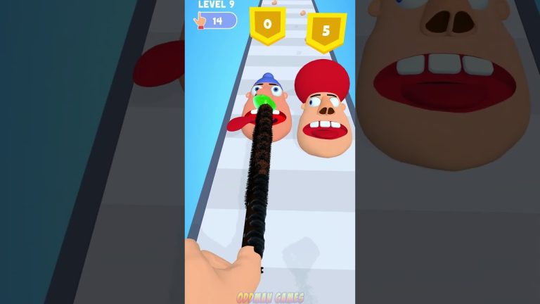 Finger Runner 3D Game – Finger in the Nose #9 #Shorts #Viral #Funny