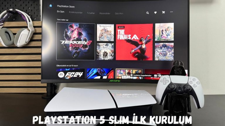 Playstation 5 Slim İlk Kurulum ve Baslangıç Ayarları