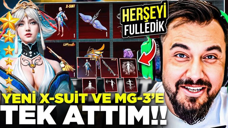 YENİ GALADRİA X SUİT VE YENİ MG3’E TEK ATTIK | PUBG MOBILE