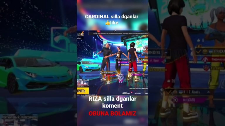 RIZA. CARDINAL ORQASIDA XAYP QILIB KOTARILMOQCHIMI YOKI BU PIYARMI?#cardinalpubgm#riza #pubg