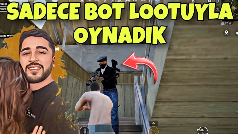 SADECE BOTLARDAN ÇIKAN EŞYALARLA OYNADIK, BOTU DONUNA KADAR SOYDUK! -PUBG MOBİLE