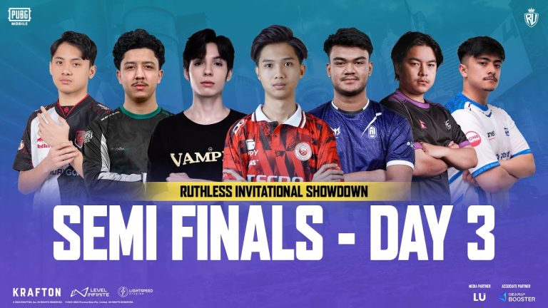 [EN] PUBG MOBILE RUTHLESS INVITATIONAL SHOWDOWN SEMI FINALS DAY 3 FT. #BTR #DRS #HORAA #A1 #I8 #AE